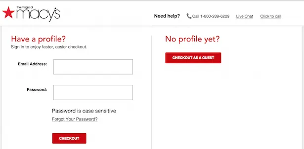 Example: Enable Guest Checkout