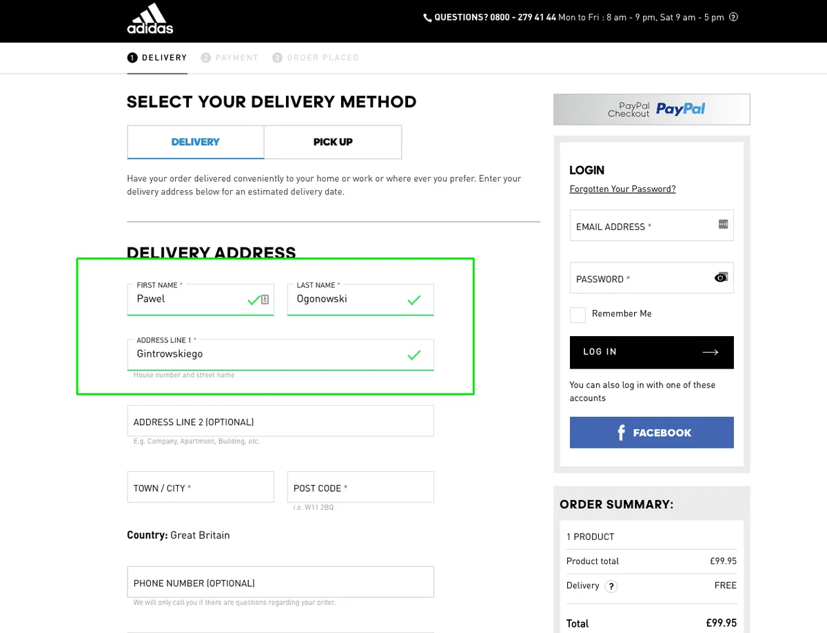 Example: Floating Labels
