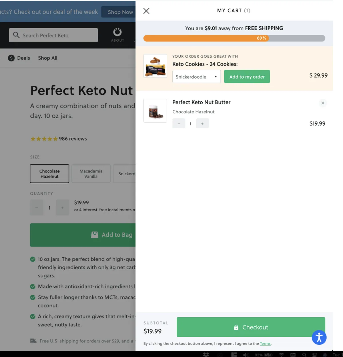 Example: Free Shipping Indicator