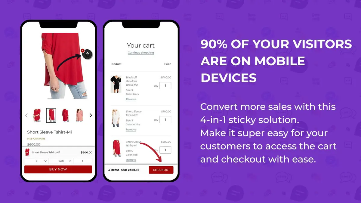 Example: Utilize a Sticky CTA Bar on Mobile